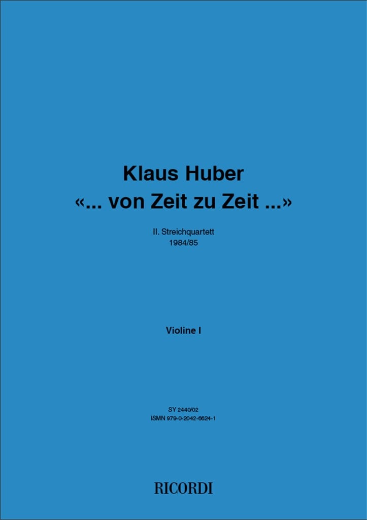 «... von Zeit zu Zeit ...»